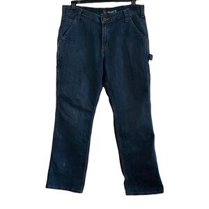 Carhartt Men's Dark Blue Relaxed Jeans